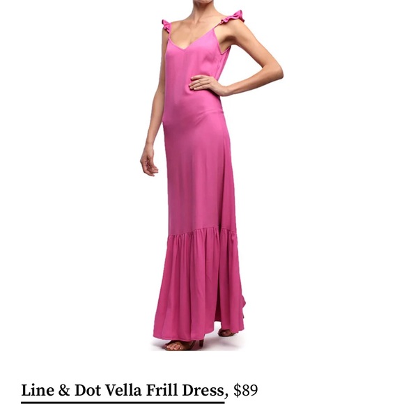 Line & Dot | Dresses | Line Dot Pink Womens Dress | Poshmark